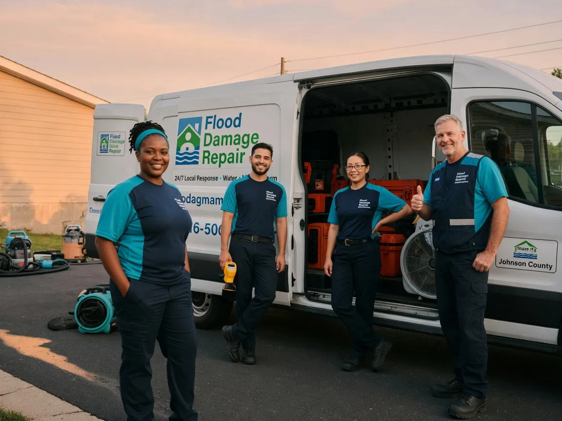 Water Damage Restoration company in Burbank, SD